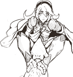 null-max: Sort of a old-ish pic of Corrin didint like it all that much but a friend convinced me to post it.   Corrin~ &lt;3 &lt;3 &lt;3