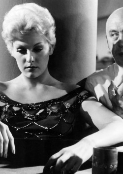 avasgal: Kim Novak and Otto Preminger on the set of The Man with the Golden Arm (1955) Excellent movie