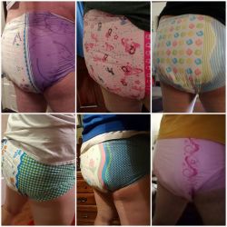 db4ever:  Mommies had me wear lots of different diapers lately.  Now she wants your help.  Tell her which one will embarrass and make me look like the pathetic little baby I am when she introduces me to her dates and my baby sitters.