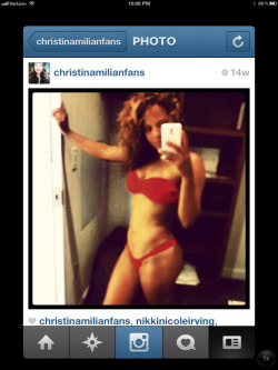look at the body on christina mili ~smh in amazement~ :)