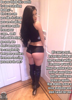 Chastity slaves obey their mistress