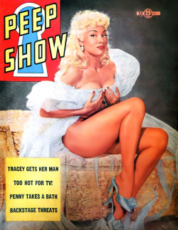Lilly Christine graces the cover of ‘PEEP SHOW’ (Vol.1 - No.13) magazine; published in 1953..
