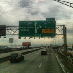 Pretty safe to say we&rsquo;re almost in NYC #newyork #newyorkcity #thebronx #the journey #2013