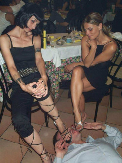 nacidoesclavo2:  tranc:  femdomfetishstuff:  More Submission and Fetishism  A good night out  Party#femdom #femalesupremacy #maleslave  More femdom here Earn money with your site 