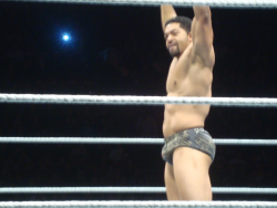 rwfan11:  David Otunga …we all know what he’s got ………….HUGE front and back lumps! 