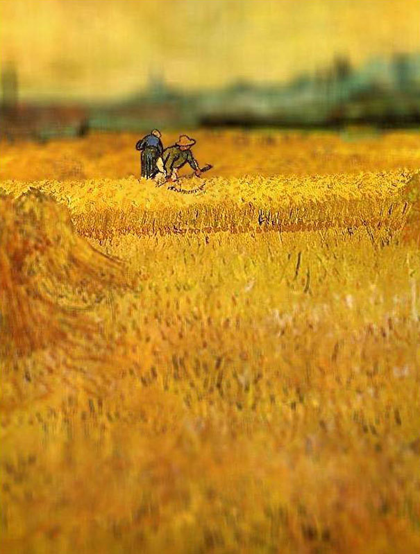 danceabletragedy:  Van Gogh’s Paintings Get Tilt-Shifted by Serena Malyon     