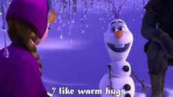 dreamsflyfree:  causeallidoisdance:  thedisneyfeels:  Olafs not the only one who likes warm hugs  You forgot the best warm hug of them all:   I legitimately thought that that last gif was going to be this one (and was sadly disappointed when it wasn’t):