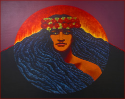 historical-nonfiction:   Pele is the Hawaiian goddess of fire and volcanoes. She was thought to live in the crater of the Kilauea volcano on Hawaii. She is said to have a terrible temper and will throw lava at anyone who angers her. Some people have been