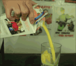 4gifs:  Your life has been a lie. [video]  Or you could just not pour juice like an idiot 6 inches above the glass &ldquo;life hacks&rdquo; are so stupid, ugh