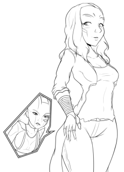 For this month&rsquo;s sketch Alexis requested some post-anal vore with Gamora  (from Guardians of the Galaxy) enjoying having Nebula in her backside.