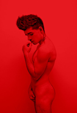 frederickrave:  Self-portrait.RED.https://www.facebook.com/pages/Freddy-Krave-Photography/153390758021953