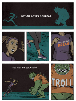 zenpencils:  NATURE LOVES COURAGE by Terence McKenna 
