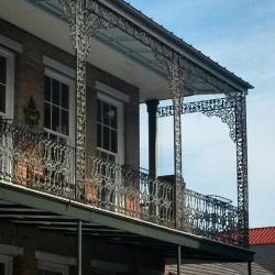 More beautiful #architecture in the #FrenchQuarter of #neworleans during #mardigras #MardiGras2015 #nola