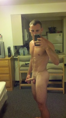 2hot2bstr8:  This dude is like, CRAZY hot!!!!!!!!!!!!! that body, that cute face, and that DICK♡♡♡