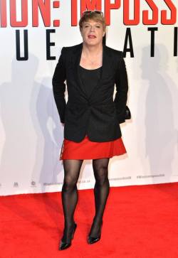 garethpavlov:  Eddie at the exclusive screening of “Mission Impossible: Rogue Nation” at London BFI Imax, 25th July 2015  I love that skirt and those legs are still a life goal *sighs*  (edited as I found a couple more pics without the watermark)
