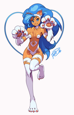 robscorner:  Break doodle of Felicia a few days ago. Sorry I’ve been so out of it here, folks. Game dev has me by the balls.   meow~ &lt;3 &lt;3 &lt;3