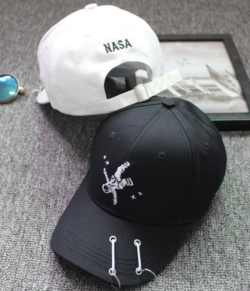 alwaysleftengineer: Tumblr Top Sale Fashion Hats  Astronaut NASA   Embroidered Moon   Embroidery Floral   Embroidery YOUTH   NASA I NEED MY SPACE   I GET SAD AT NIGHT  Anti Social Social Club  Funny Cat  Embroidery Alien   UFO Pattern Different Colors