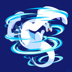 versiris: Lugia is said to be the guardian of the seas. It is rumored to have been seen on the night of a storm.