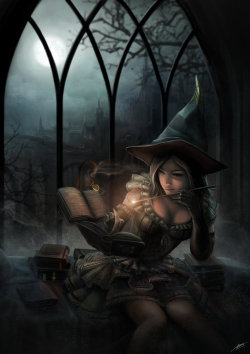 ravensshire:  Support the artist at http://luches.deviantart.com/art/A-Touch-of-Magic-104106901 You can also check out my article on Strange Things You Probably Didn’t Know About Witches 