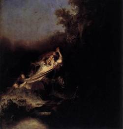 artist-rembrandt:  Rape of Proserpina, Rembrandt