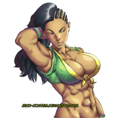mick-cortes:  Laura - Street Fighter V Art by: Mick Cortes Art comissions here 