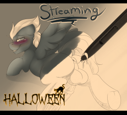 I’ll be streaming the halloween auctions all month. Click the pic to join the SUPER SCURRY STREAM&hellip;..except not scary just filled with people fucking pumpkins&hellip;or pumkins fucking people! Yay artistic freedom!