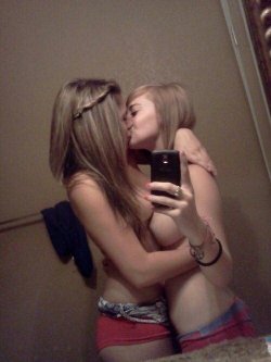 Amateurs-Only:  Two Sexy Young Amateur College Girls Make Out For A Sorority Initiation