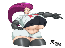 ffuffle: A friend told me I should draw Jessie again. I remembered some people  liked my previous drawings of her. Plus I love me some Plumped up  Jessie! So here she is.   thickness~ ;9