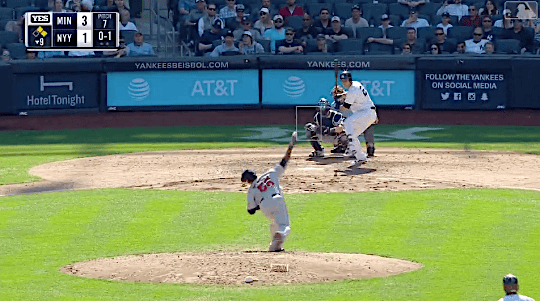 gfbaseball:Gary Sánchez hits a walk-off, three-run home run - April 26, 2018