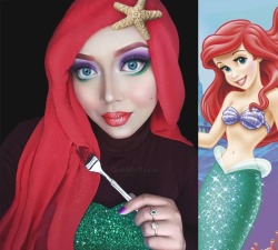 thatsthat24:  halihijabi:  Hijabi Cosplay: Disney Princesses Cosplayer/Makeup Artist: @queenofluna    😱❤️❤️❤️❤️❤️ 
