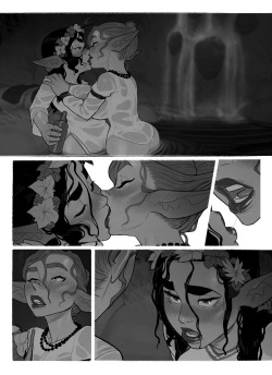 buttsmithy:This week was damn hard to draw. Kissing is always tough to do.