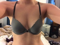 LETS TALK ABOUT TITTIES.  My bra size is between a 36C and a 34DD.  The number means the inches around and the letter is the cup size. I&rsquo;ve found I&rsquo;m more comfortable in either of those sizes based on the brand, Victoria secret 34DD fits me