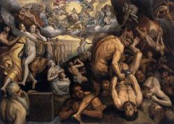 centuriespast:  FLORIS, Frans Last Judgment 1565 Oil on canvas, 164 x 221 cm Kunsthistorisches Museum, Vienna 