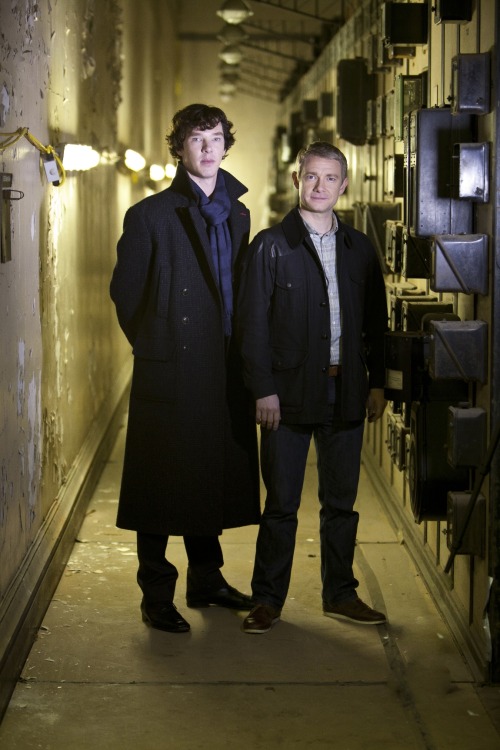  BBC Sherlock promo photos - John & Sherlock porn pictures