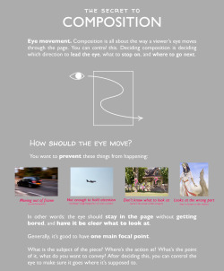 kennoarkkan:  wannabeanimator:  &lsquo;The Secret to Composition&rsquo; tutorial  gah i was thinking on doing a tutorial on this theme cuz it’s not as covered, and right there appears an amazing guide. this is why i don’t bother with any tutorials »