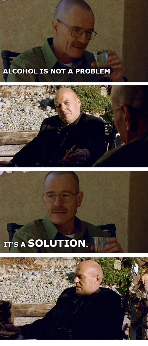 fire-onthe-mountain:   &ldquo;What if Walter White told stupid chemistry jokes