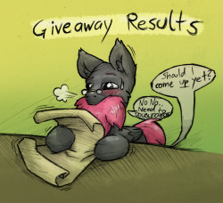 Giveaway Results - Winners [I selected the winners using random.org] I will go through them in no particular order You can check which picture you won here Nr. 20 - Vertex-the-pony Nr. 23 - Sarconia Nr. 15 - Sarconia Nr. 28 - death2decaf (Highest Bid