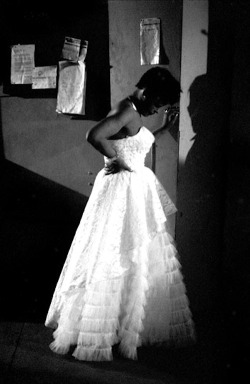 Theniftyfifties:  Billie Holiday In New York City, 1953. Photo By Herman Leonard.