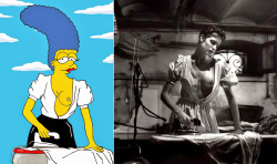 nevver:  Simpsons x Helmut Newton