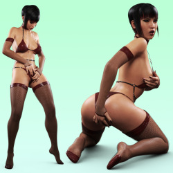  Let your girls show you what&rsquo;s best for them.  They know which buttons to touch for maximum enjoyment. A great new solo pose set created by SynfulMindz.  	You get 20 self-loving poses for Genesis 3 Female (and their mirrored counterparts; 40 Poses