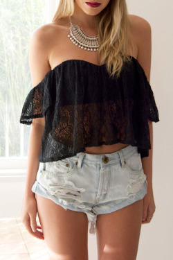 thestyleaddict:  Black lace is always a good idea ✔ Jolene Top from http://styleaddict.com.au/clothing-en/tops/black-jolene-lace-top.html 