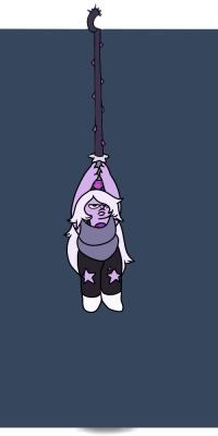  SU 30 Day Art Meme - Day 2 - Amethyst  My original idea wasn&rsquo;t working out so I decided to try something else