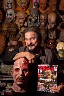castlesvania:  castlesvania:  The Godfather of Gore, the Sultan of Splatter; if you’ve ever seen Dawn of The Dead, Day of The Dead, Creepshow, Monkey Shines, Friday The 13th part 1 &amp; 4, Maniac, The Texas Chainsaw Massacre 2, Night of The Living