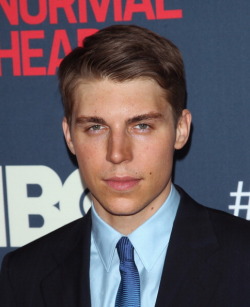 nolangerardfunknews:  Nolan Gerard Funk at the New York premiere of ‘The Normal Heart’ at Ziegfeld Theater on May 12, 2014 in New York City. 
