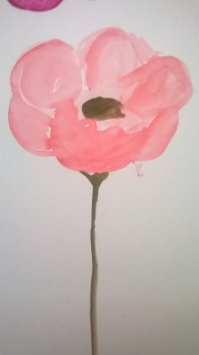 A red poppy I painted 🎨