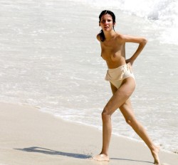 toplessbeachcelebs:Stanimira KolevaÂ topless at the beachÂ (August 2007)