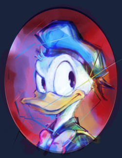 modmad:comic duck portraits! I wanted to have another crack at digital painting and tried to find styles that match their personalities. I actually kind of imagined Fethry being the one painting these- what with being an artistic chappy and all
