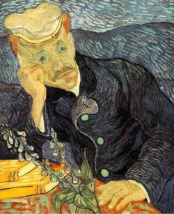 painting-masterpieces: Portrait of Dr. Gachet Artist: Vincent van Gogh Location: Private collection Created: 1890  It depicts Dr. Paul Gachet who took care of Van Gogh during the final months of his life. 