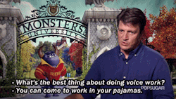 in-this-reverie:  Monsters University: Nathan Fillion Interview with PopSugar [x] 