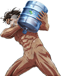 Individual transparent PNGs of Rogue Titan, Levi, Mikasa, and Armin (Below) in the SnK x AquaClara partnership &ldquo;Rehydration Corps!&rdquo; (Source)Armin&rsquo;s is rather small due to his position in the original image, so I&rsquo;m including him